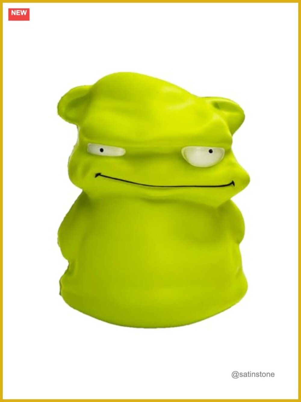 Adorable Mini Green Monster Slow Rising Squishy Stress Relief Toy for Kids 4.7in
